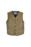 Iconic vest in 500-line velvet